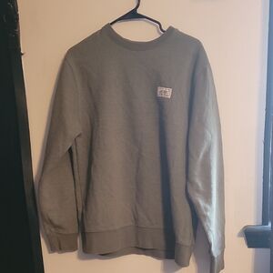 Men's Olive Green Crewneck Sweatshirt